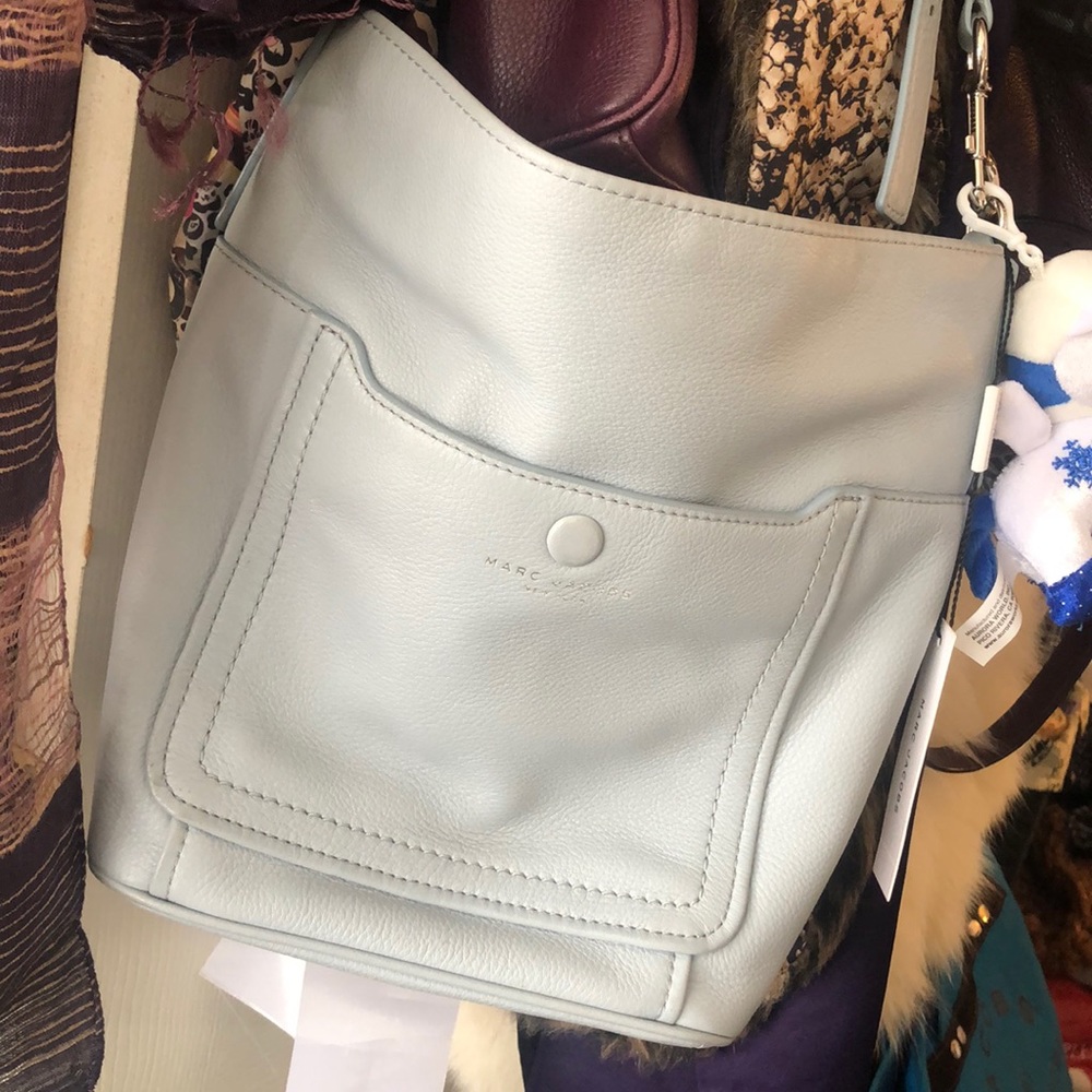 Marc Jacobs pastel blue cross body bag